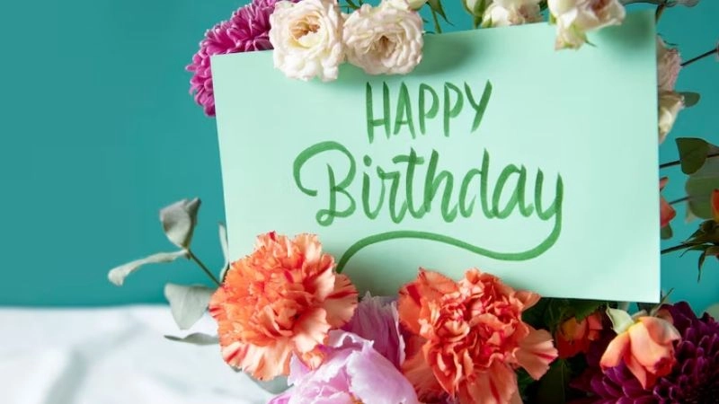 Bright smiles glow with unique lines for birthday wishes