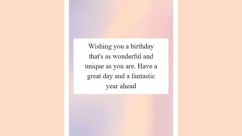 Unique wishes to brighten every special moment today