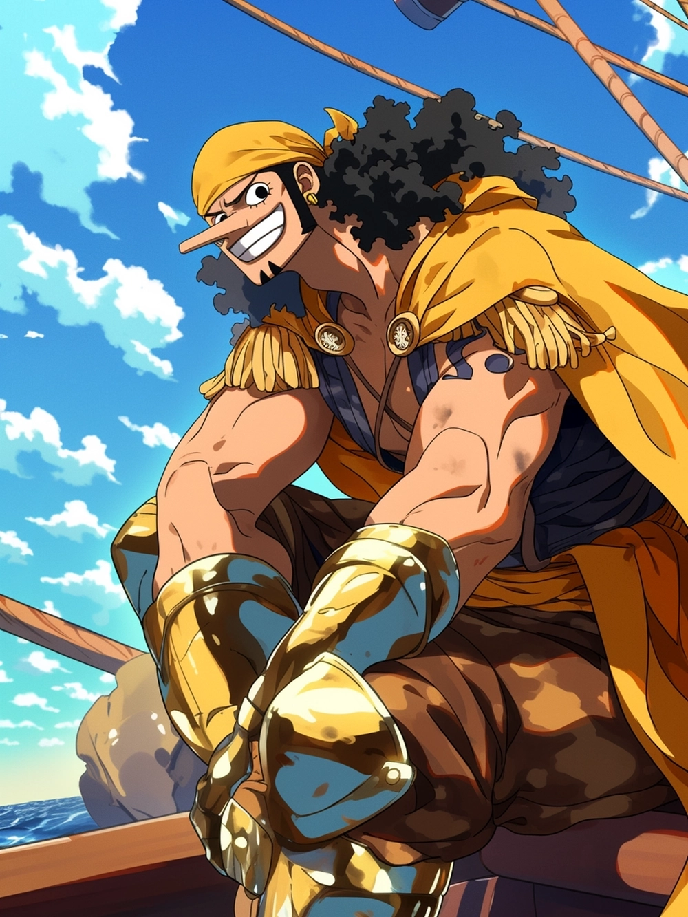 Spot the iconic feature Usopp long nose style