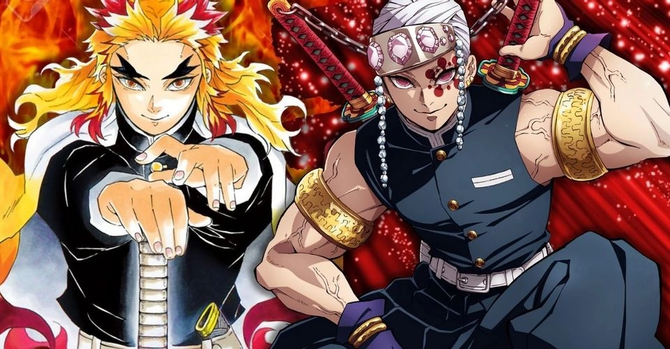 Legendary Uzui Tengen vs Gyutaro fight