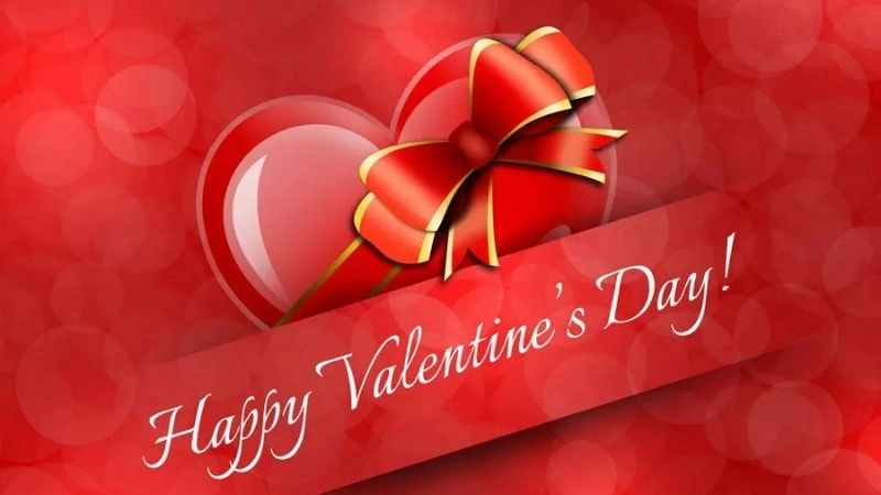 Bright smiles glow with sweet Valentine's Day wishes