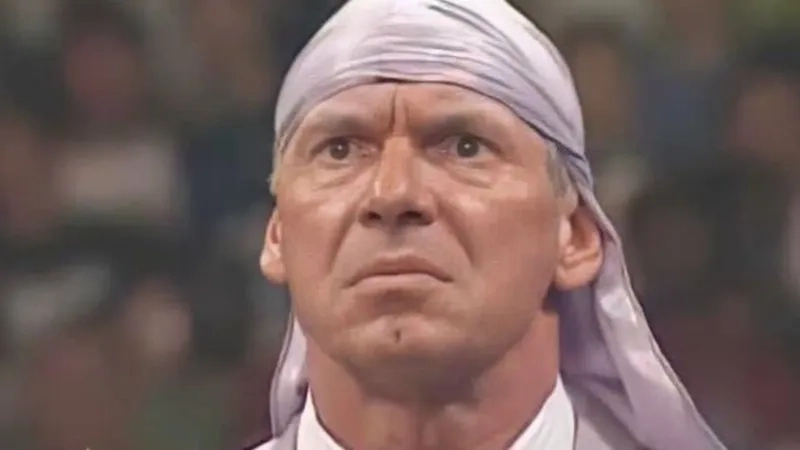 The iconic vince mcmahon money meme