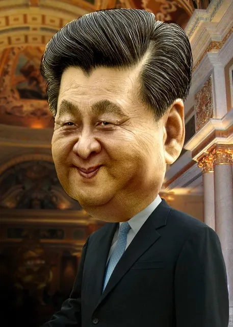 The striking resemblance in a Xi Jinping look alike image