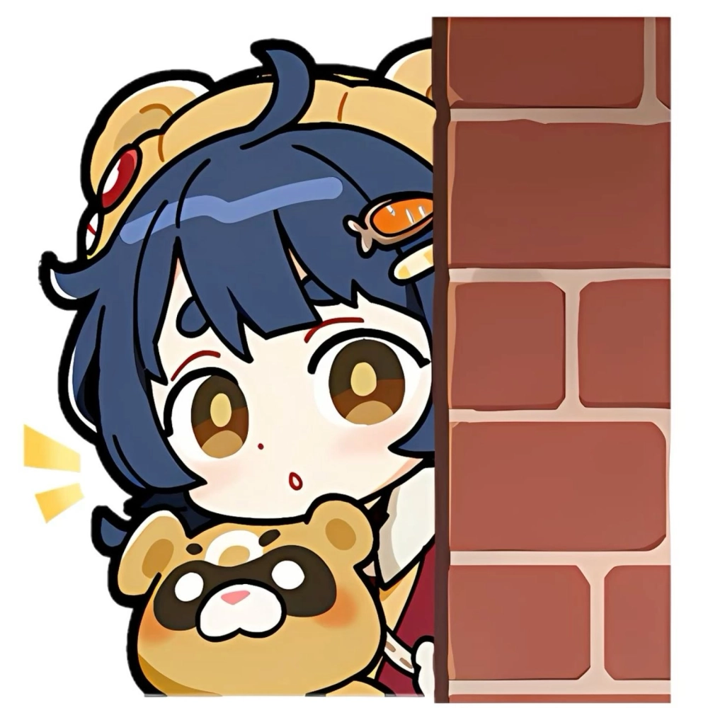 Xiangling chibi shows tiny playful chef charm