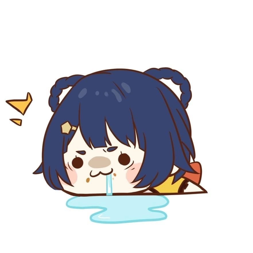 Xiangling chibi avatar looks tiny and fun