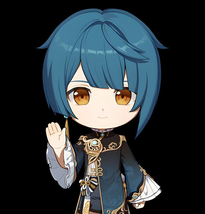 Xingqiu wallpaper shows serene elegant style