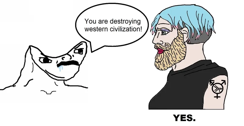 The energetic Hell Yes meme in action