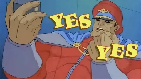 An animated and affirmative Yes gif