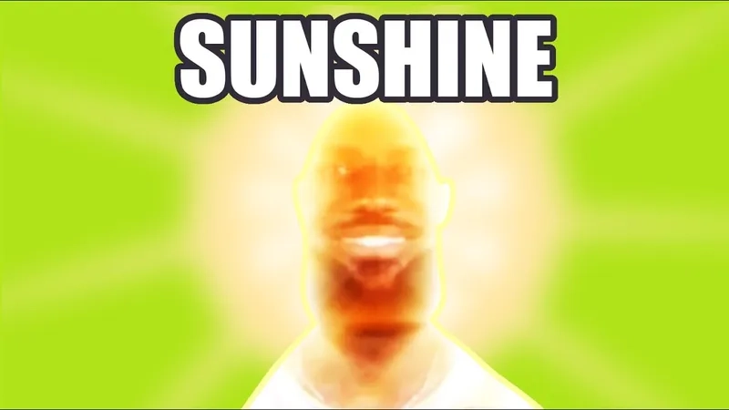 An example of the sad you are my sunshine meme format