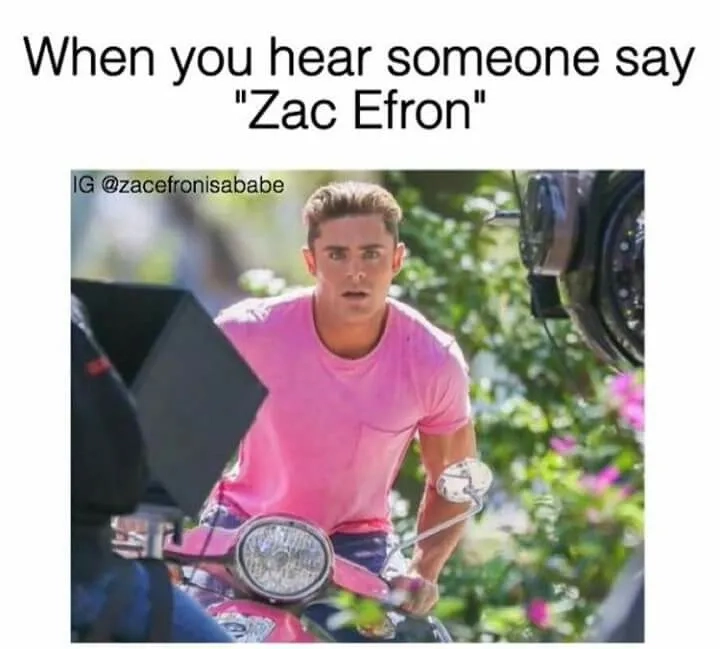 The relatable sad Zac Efron meme moment