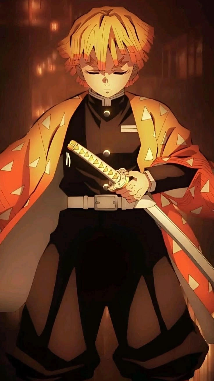 Zenitsu sword glows when facing strong demons