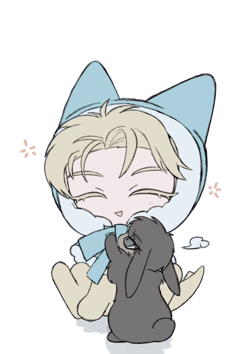 Zhenya chibi art shining with colors