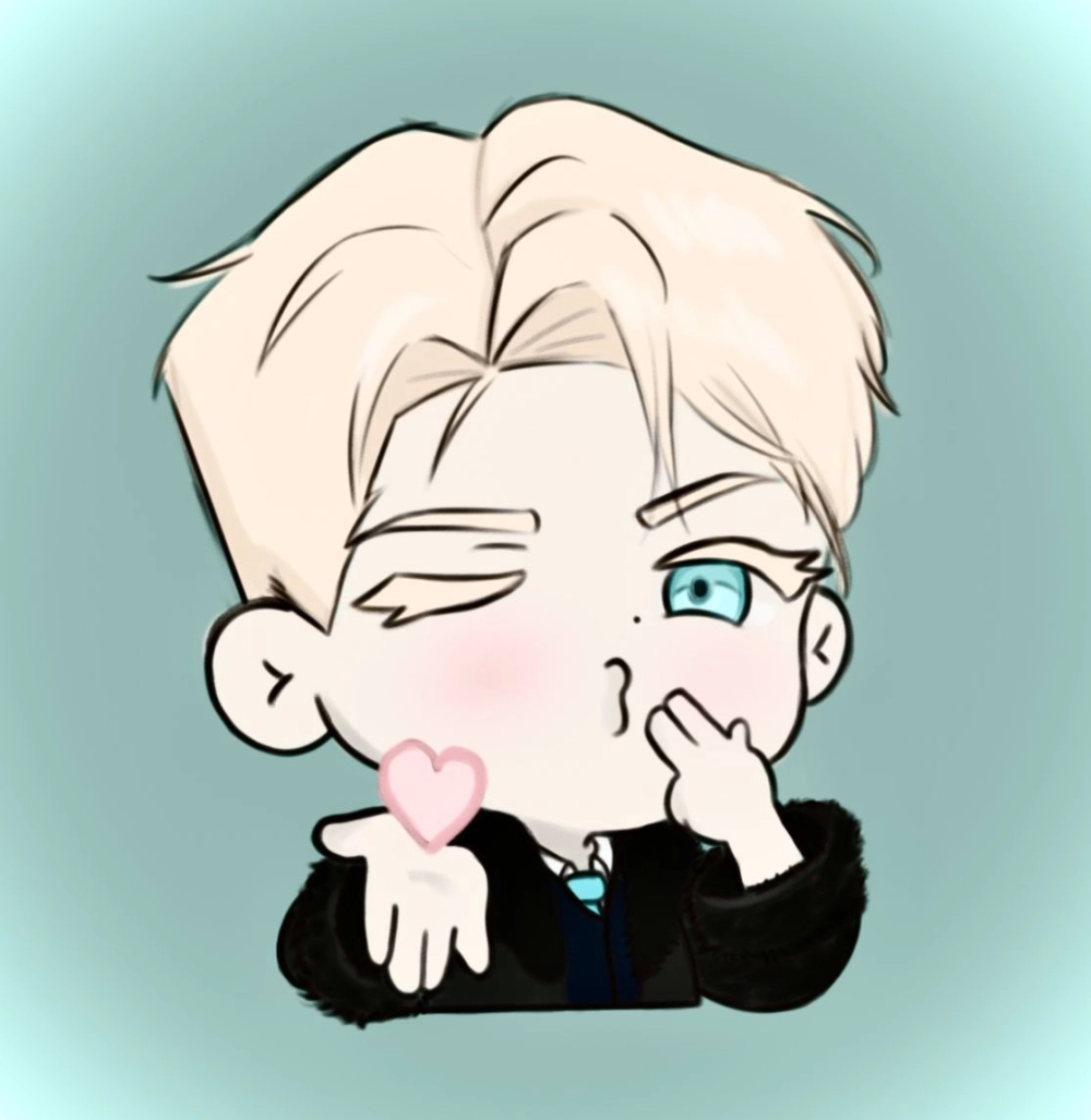 Zhenya chibi glowing with playful charm