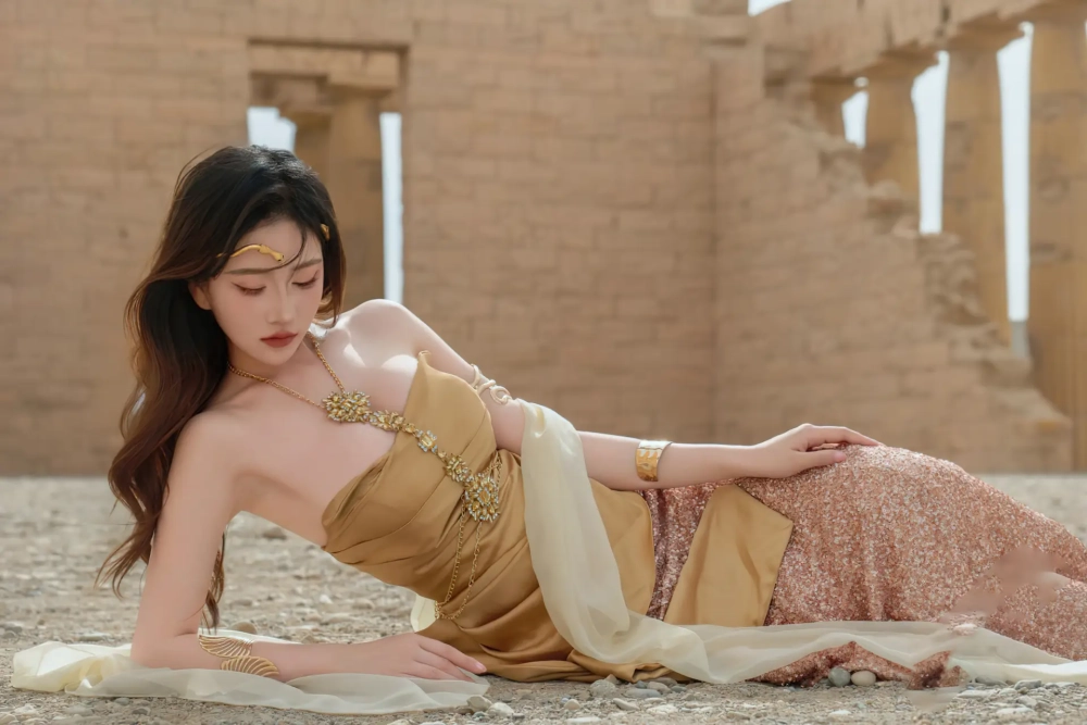 Wallpaper photo girl phone burns screen-wide curves and endless golden lust
